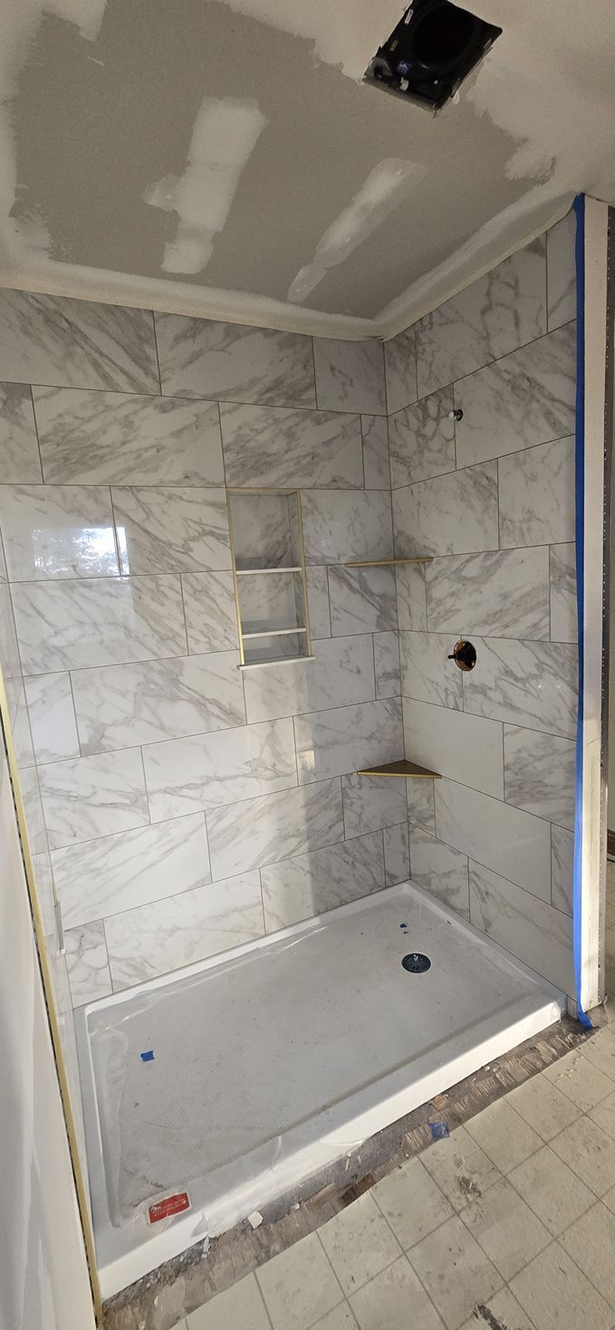 4 Shower Tile Installation